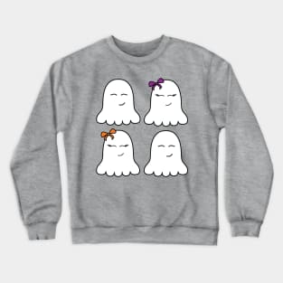 Cute Male and Female Happy Ghosts Crewneck Sweatshirt